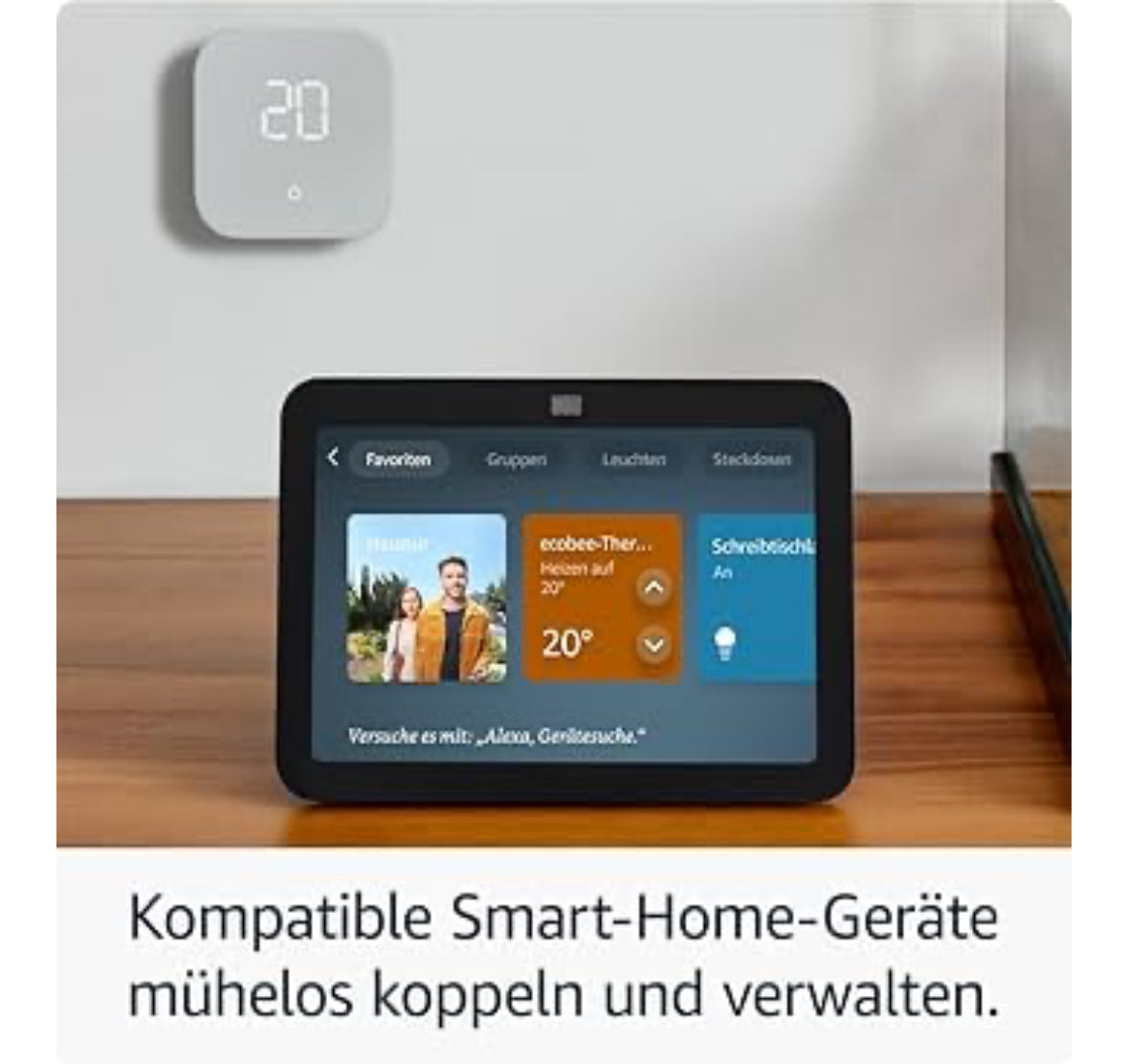 Amazon Echo Show 8 (3. Generation) Smart Display-Lautsprecher - Weiß