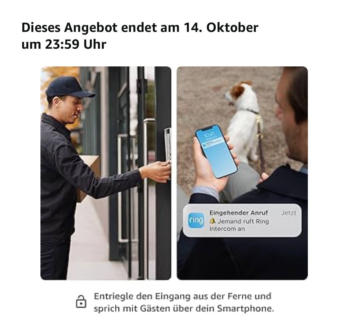 Ring Intercom von Amazon – Intelligente Gegensprechanlage mit HD-Video & App NEU