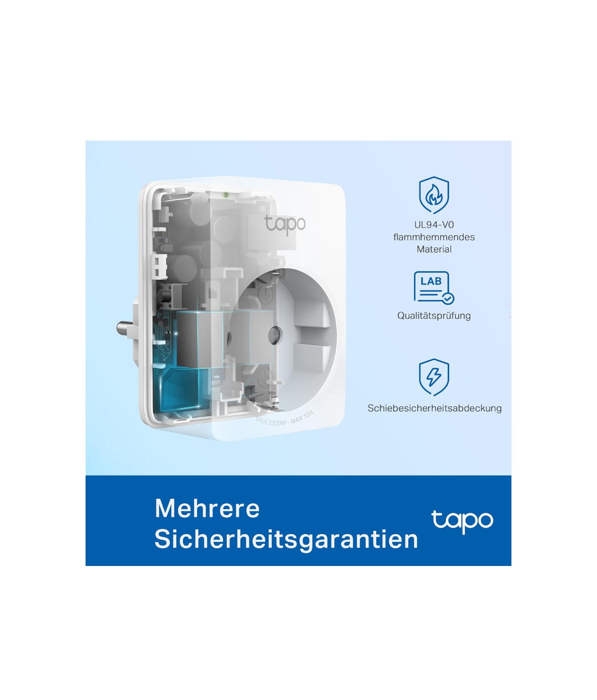 TP-Link Tapo P100MA, Smarte Mini WLAN Steckdose, Matter-zertifiziert, NEU