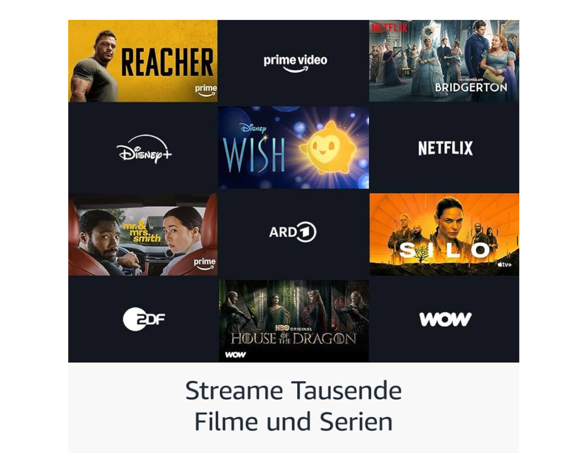 Amazon Fire TV Stick 4K Max, unterstützt Streaming über Wi-Fi 6E, Ambient-TV