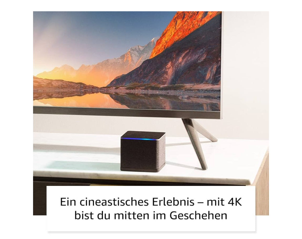 Amazon Fire TV Cube 4K 3. Generation Streaming Box Multimediaplayer schwarz WLAN