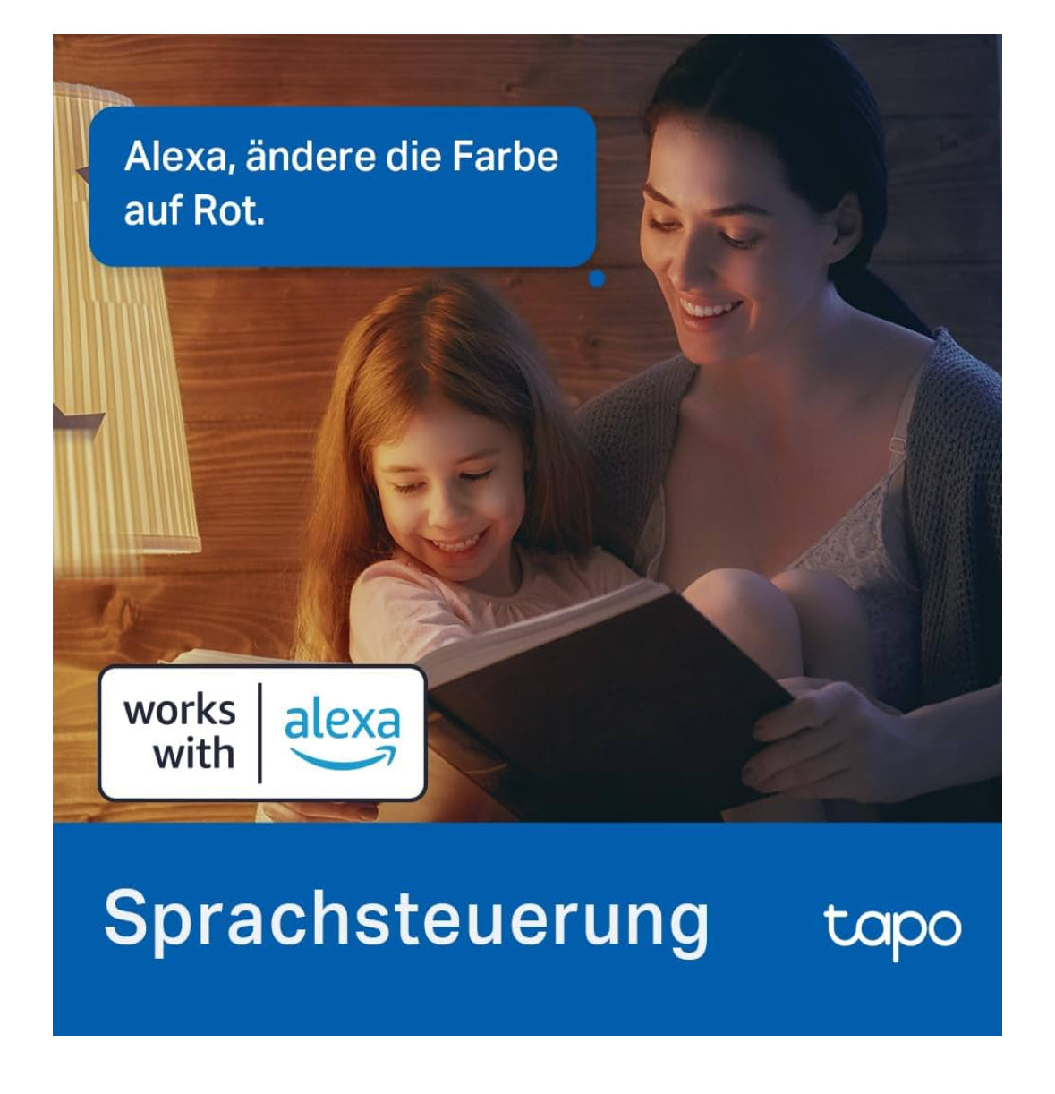 Tapo Smart Glühbirne E27, Kompatibel mit Alexa, Mehrfarbige dimmbar 806 Lumen
