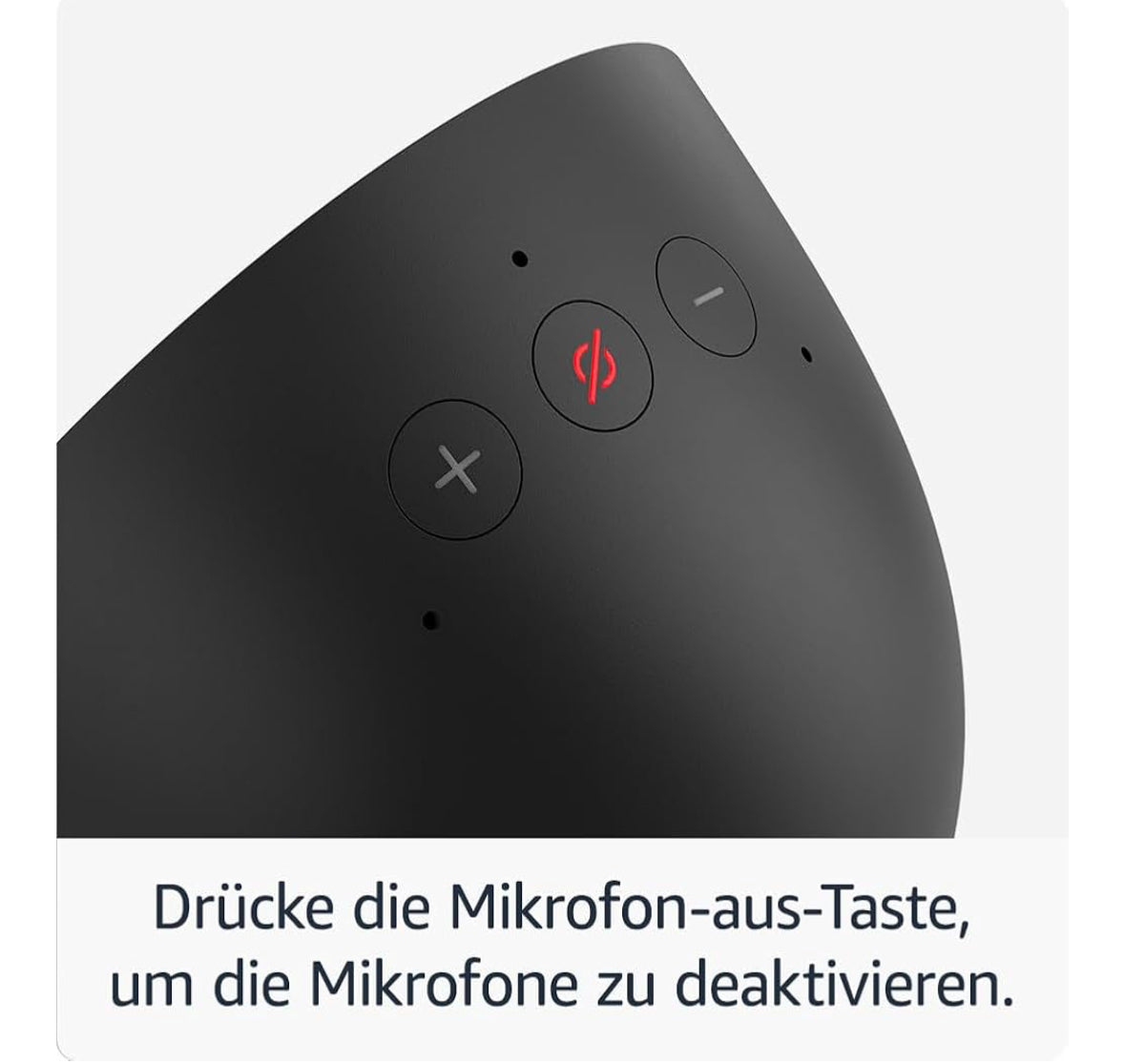 Amazon Echo Spot 2024 Smart Speaker (Weiß) Bluetooth WLAN integrierte Uhr Wecker