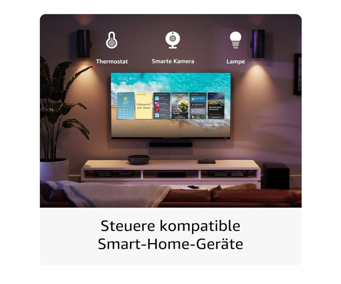 Amazon Fire TV Stick 4K Max, unterstützt Streaming über Wi-Fi 6E, Ambient-TV