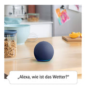 Amazon Echo Dot 5. Gen Smart Lautsprecher - Tiefseeblau