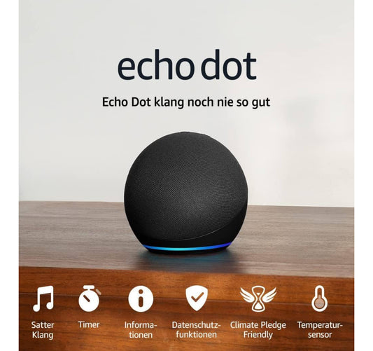 Amazon Echo Dot 5. Gen Smart Lautsprecher - Tiefseeblau