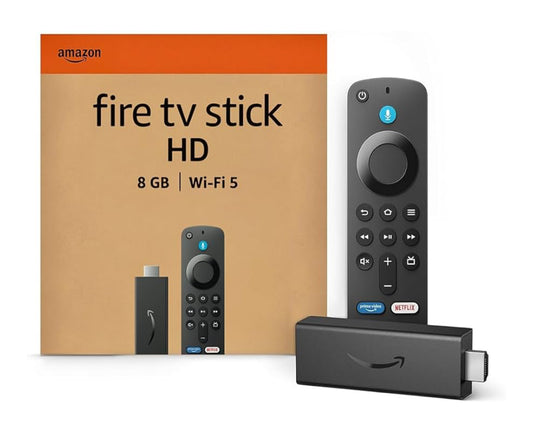Amazon Fire TV Stick (Neueste Generation), Free- und Live-TV, HD Streaming