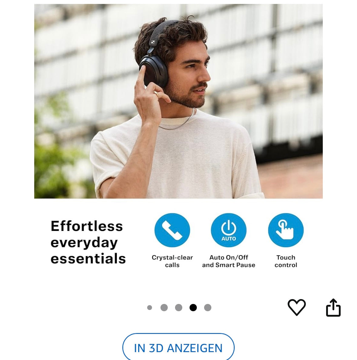Sennheiser MOMENTUM 4 Wireless Copper Over Ear Kopfhörer Bluetooth ANC Kabellos