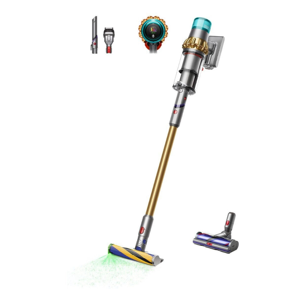 Dyson V15 Detect Absolute Kabelloser Staubsauger (Gold) mit HEPA Filter