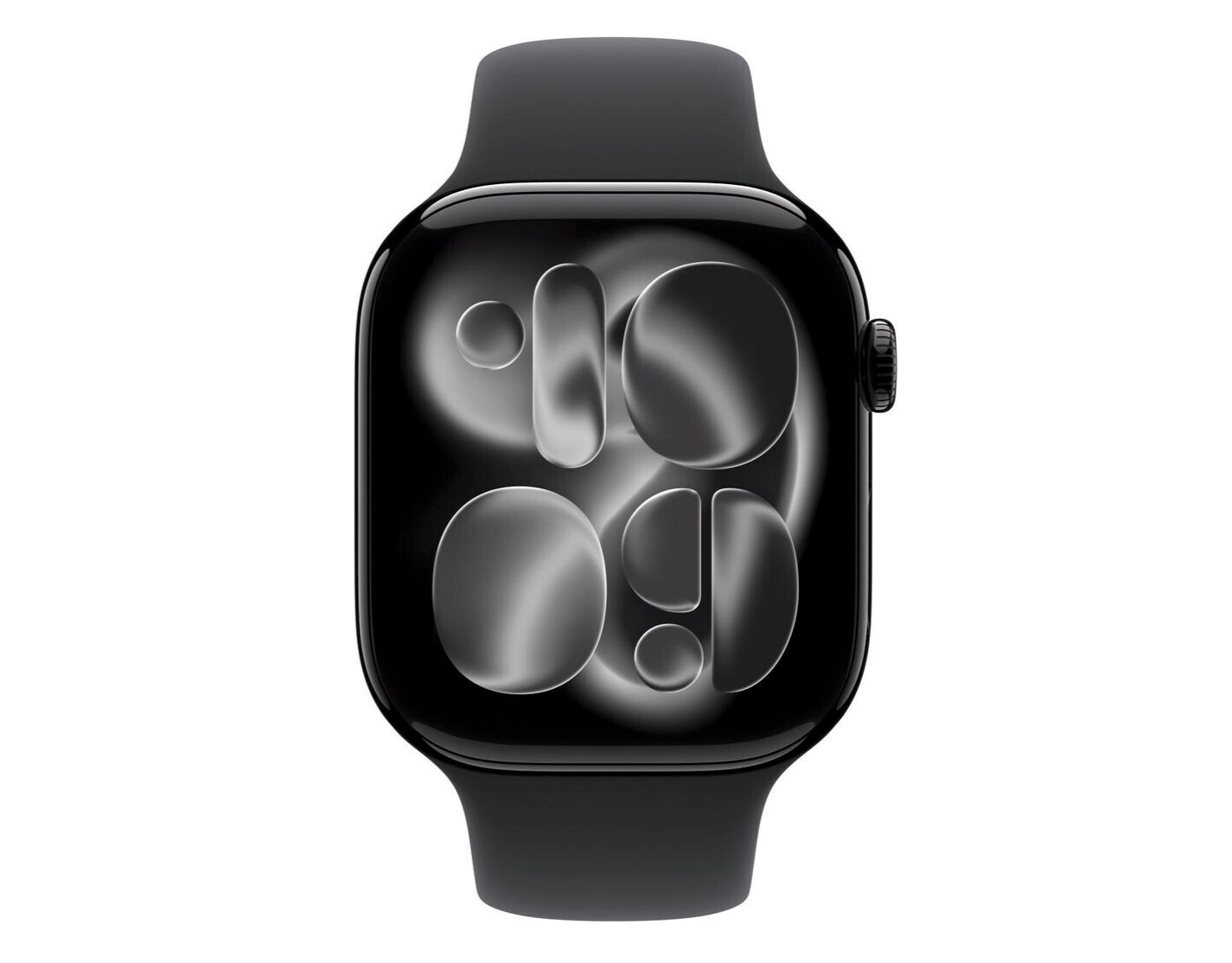 Apple Watch Series 11 GPS 46mm Aluminium Jet Black Sport Band Black M/L