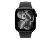 Apple Watch Series 11 GPS 46mm Aluminium Jet Black Sport Band Black M/L