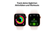 Apple Watch Series 11 GPS 42mm Aluminium Rose Gold Sport Band Light Blush S/M