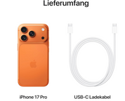 Apple iPhone 17 Pro 256GB Silber