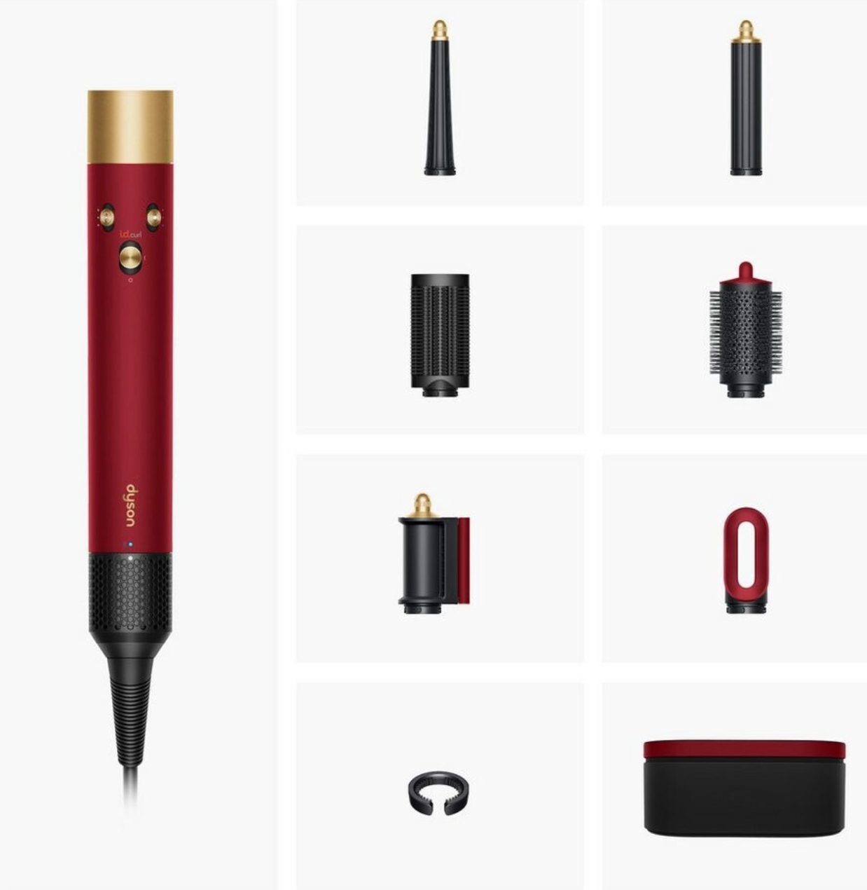 Dyson Airwrap i.d.™ Multi-Haarstyler und -trockner Straight+Wavy (Samtrot/Gold)