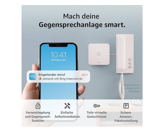 Ring Intercom von Amazon – Intelligente Gegensprechanlage mit HD-Video & App NEU
