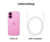 Apple iPhone 16 Plus 128GB Pink 5G ohne Simlock NEU/OVP