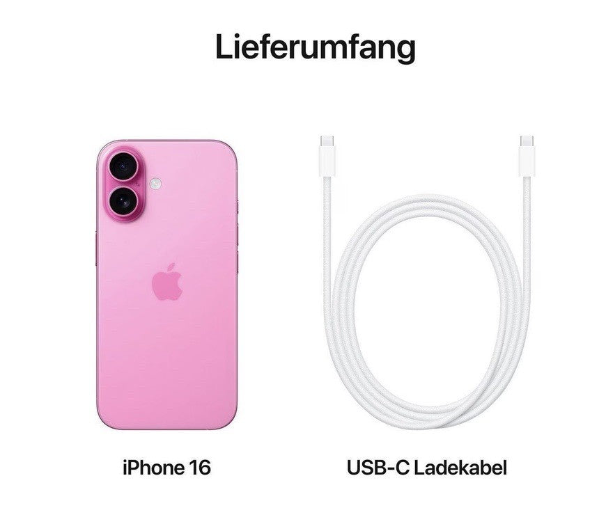 Apple iPhone 16 Plus 128GB Pink 5G ohne Simlock NEU/OVP