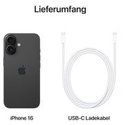 Apple iPhone 16 Plus 128 GB Schwarz NEU/OVP