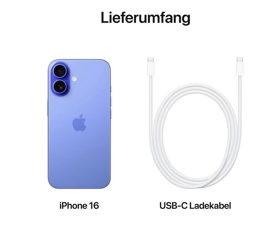Apple iPhone 16 Plus 128GB Ultramarin Smartphone NEU/OVP